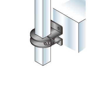 シャフトブラケット 角シャフト用 フランジ付タイプ ｜ 機械部品