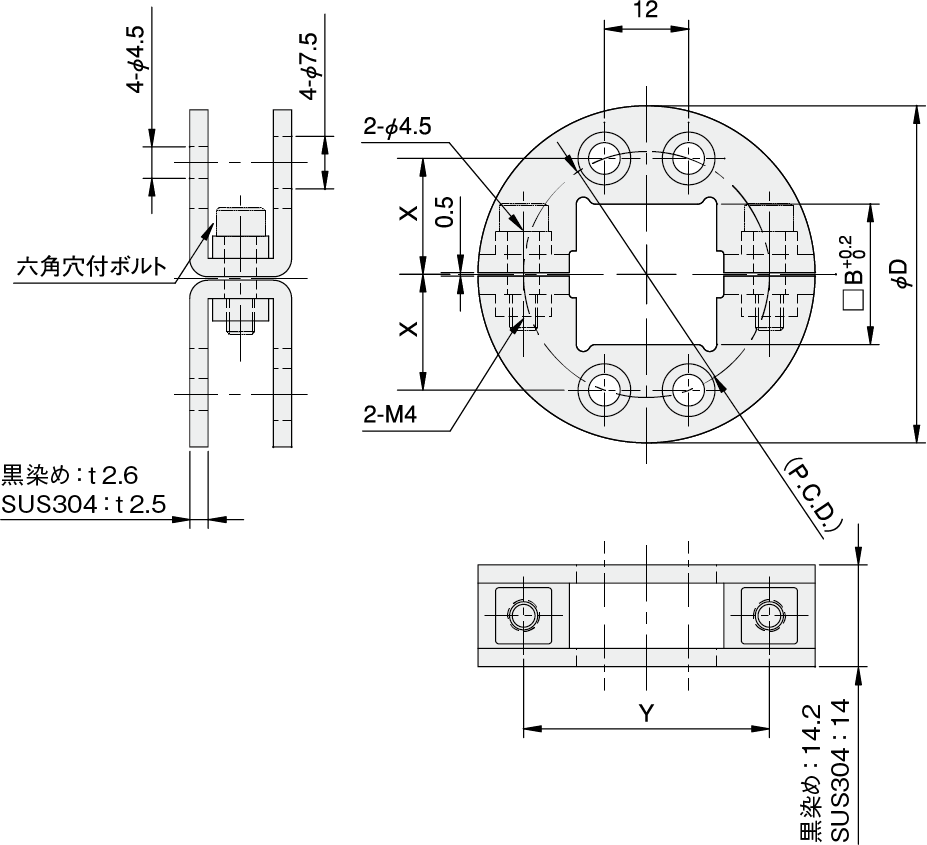 BS12SP4 ｜ 機械部品・FA部品の通販【岩田製作所】