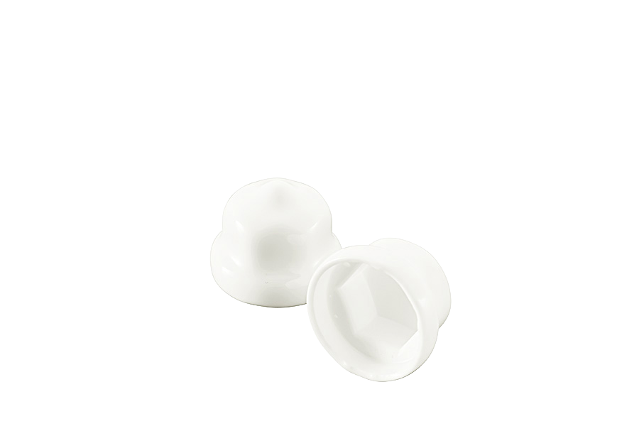 保護キャップ　六角ボルト頭・座金用　白